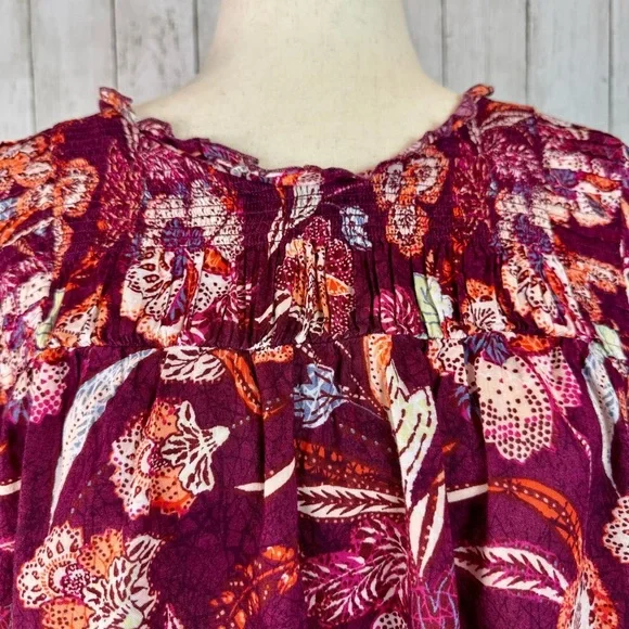Old Navy | Floral Peasant Blouse – Size M - Picture 4 of 14